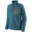 Patagonia R1 Air Zip-Neck Mens Wavy Blue Fleece Pullover