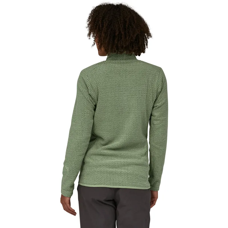 Patagonia R1 Air Zip Neck Women's - Salvia Green Fleece Pullover-2