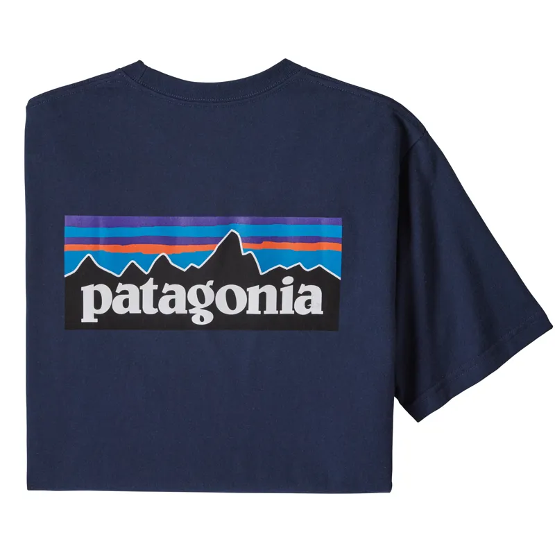 Patagonia P-6 Logo Responsibili-Tee Mens - Classic Navy T-Shirt