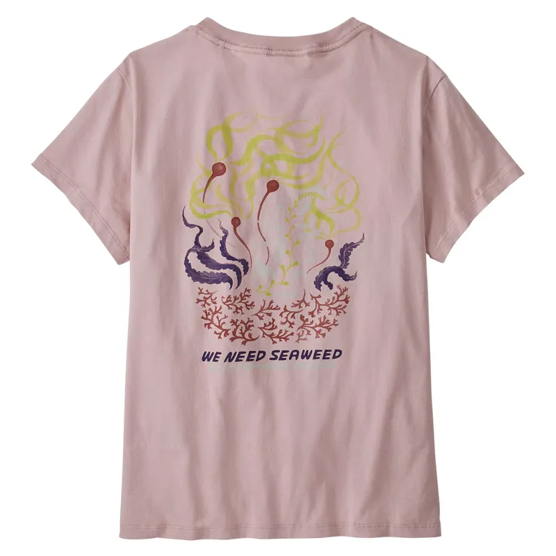 Patagonia 'We Need Seaweed' ROC T- Shirt Women's - Fuzzy Mauve-2