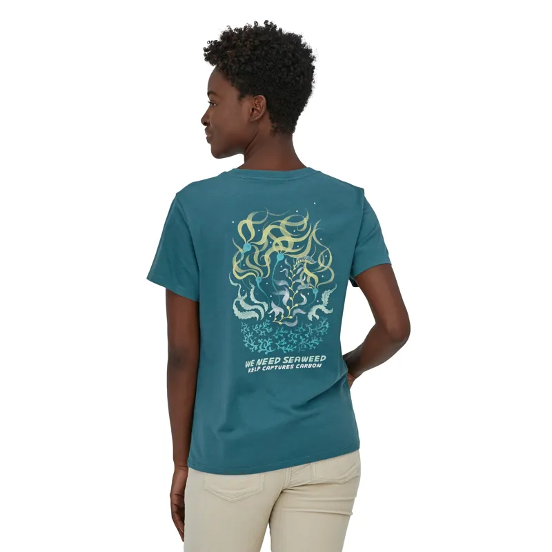 Patagonia 'We Need Seaweed' ROC T- Shirt Women's - Abalone Blue-1