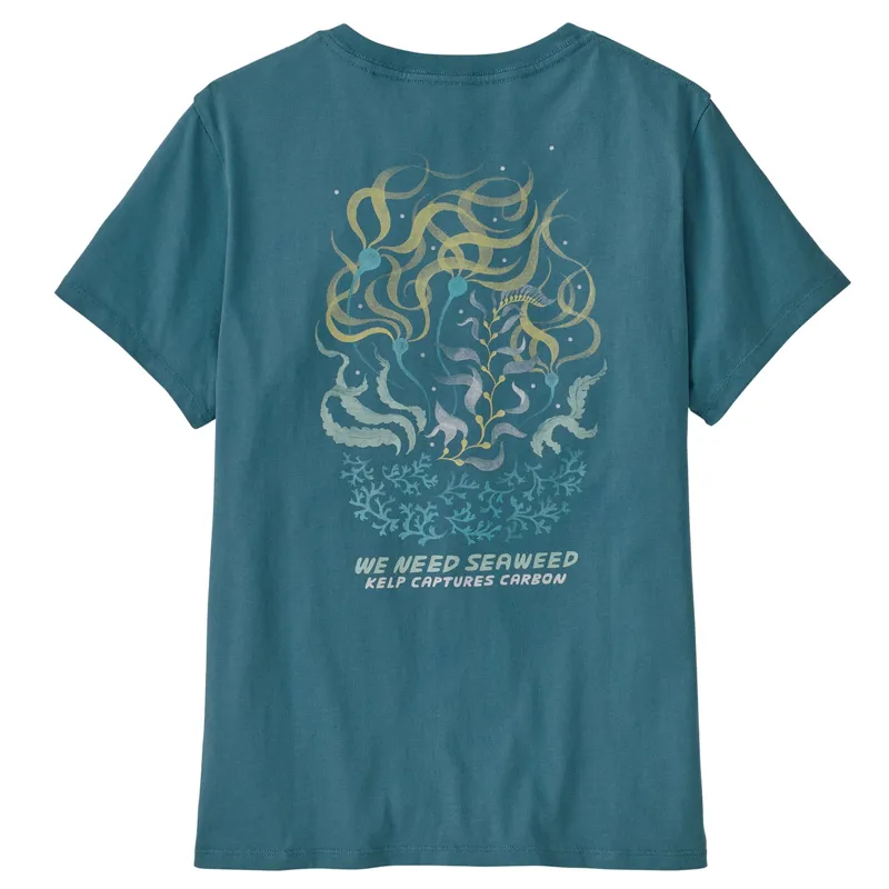 Patagonia 'We Need Seaweed' ROC T- Shirt Women's - Abalone Blue-2