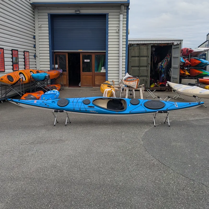 P and H Volan 158 Sea Kayak Classic Construction Blue