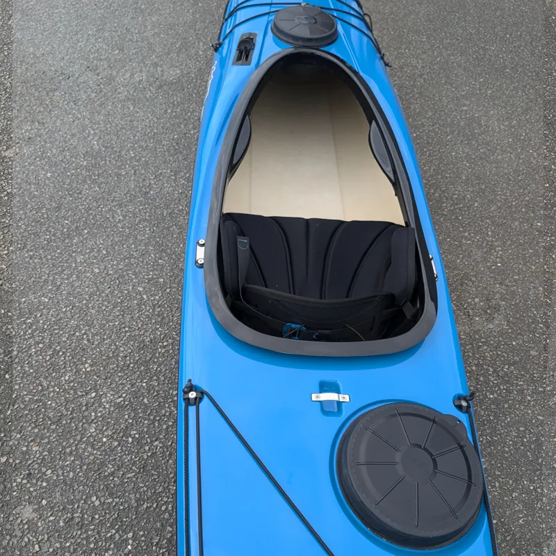 P and H Volan 158 Sea Kayak Classic Construction Blue-4