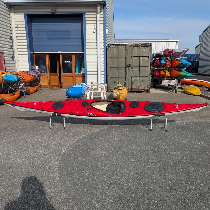 P and H Volan 160 Sea Kayak Classic Construction Red