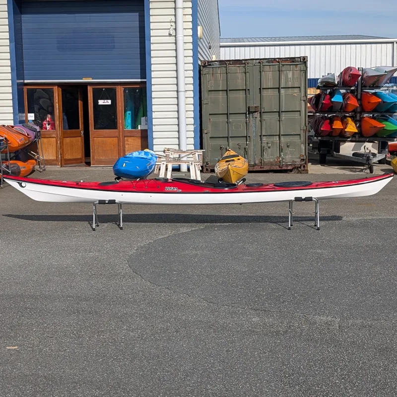 P and H Volan 160 Sea Kayak Classic Construction Red-1