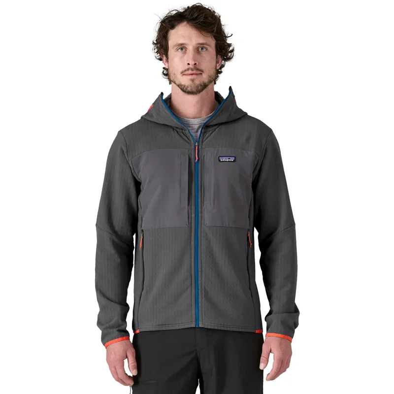 Patagonia R2 TechFace Hoody Jacket Men's Softshell  Forge Grey-1