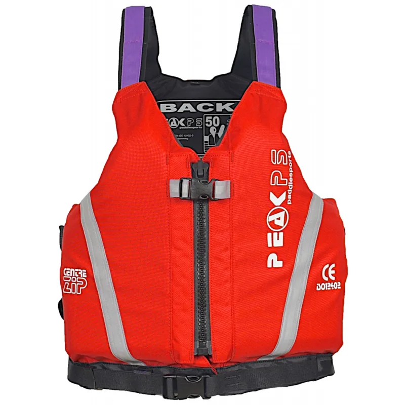 Peak PS Centre Zip PFD Bouyancy Aid Red