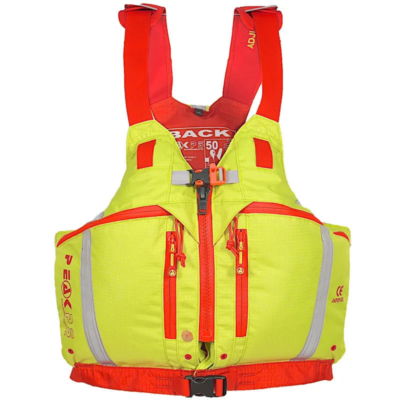 Peak PS Explorer Zip PFD Mens - Lime Sea Kayak / Touring Bouyancy Aid
