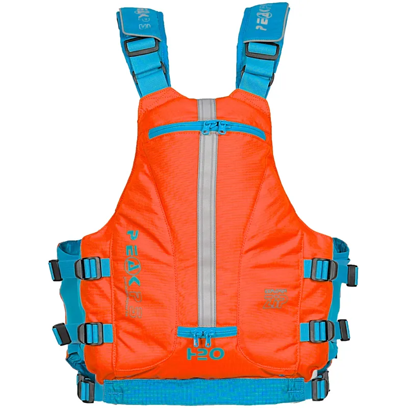 Peak PS Explorer Zip PFD Womens - Orange Sea Kayak / Touring Bouyancy Aid-1