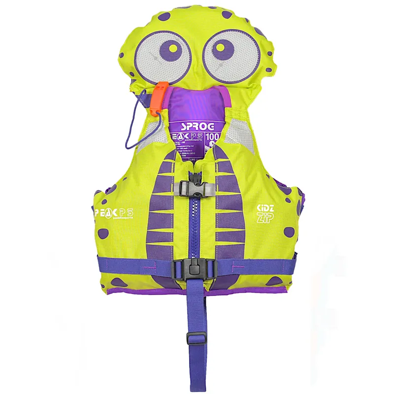 Peak PS Kidz Zip PFD - Lime Child's Bouyancy Aid