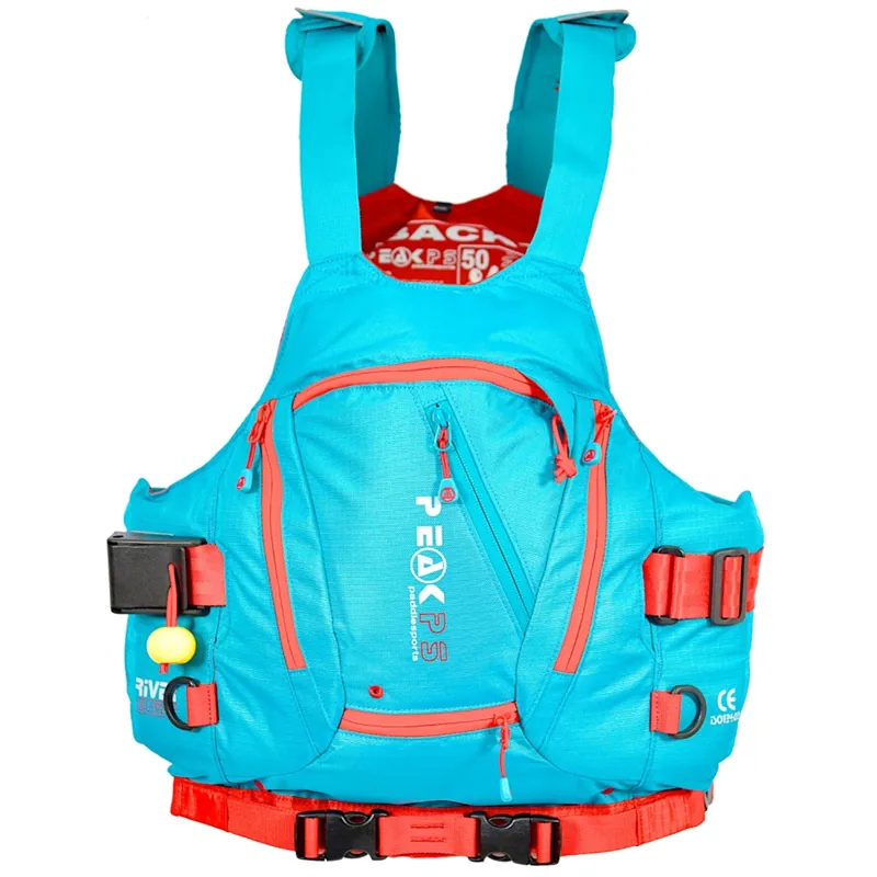 Peak PS River Guide Vest PFD Whitewater Bouyancy Aid Mens Blue