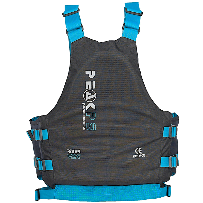 Peak PS River Vest Mens PFD - Black Bouyancy Aid for Kayak Canoe and SUP-1