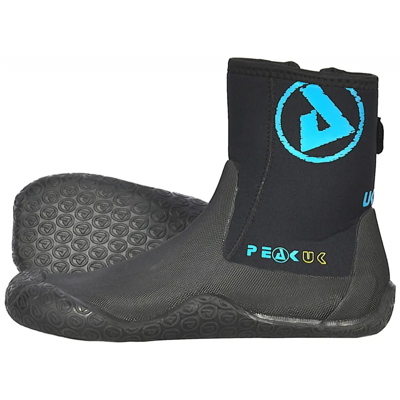 2021 Peak UK Neoprene Zip Boots Black