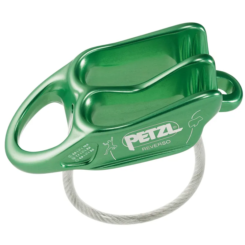 Petzl Reverso Belay Plate - Green
