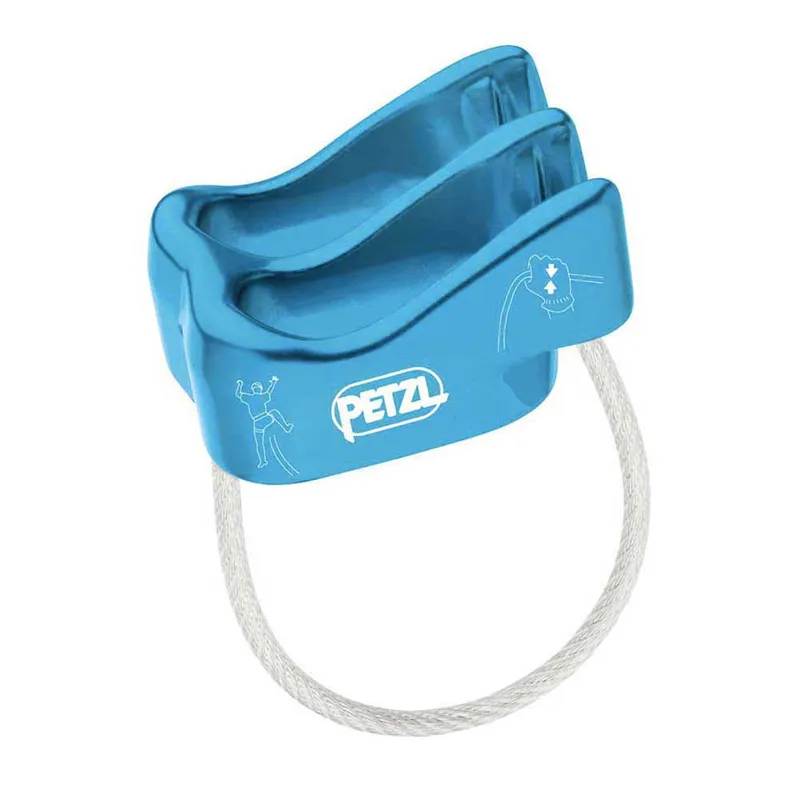 Petzl Verso Belay Device Blue - Belaying and Rappelling Device