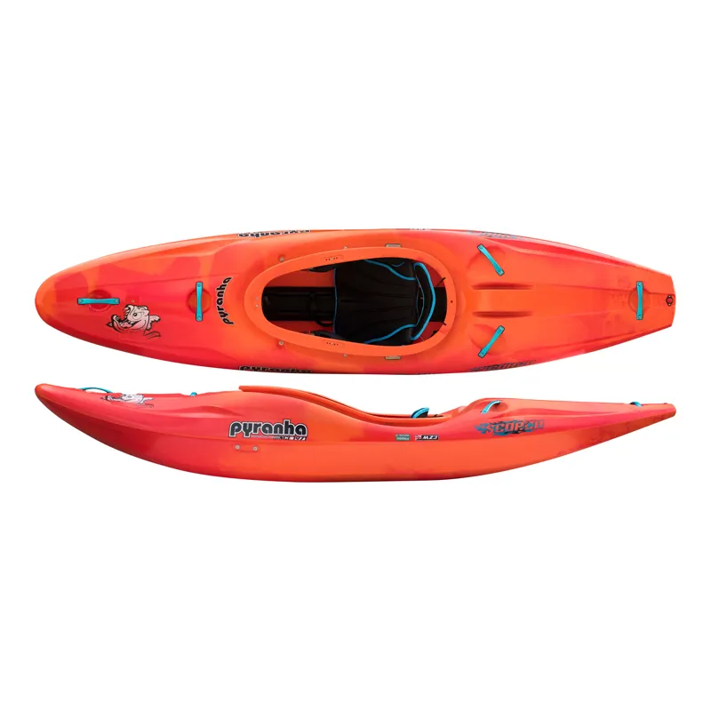 Pyranha Scorch Whitewater Kayak - Orange Soda