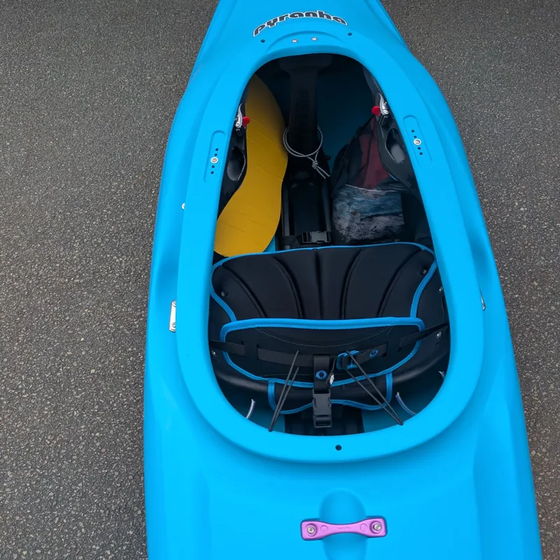 Pyranha Firecracker 242 Whitewater Kayak Blue-2