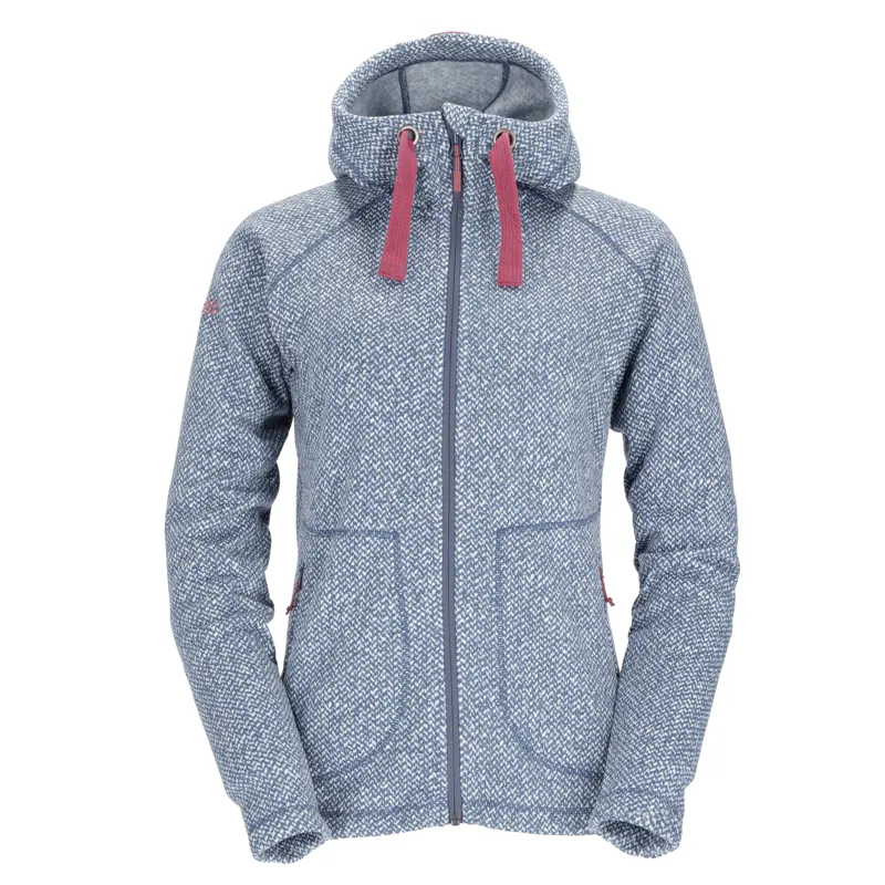 Rab Amy Hoody Womens Casual Fleece Bering Sea Grey