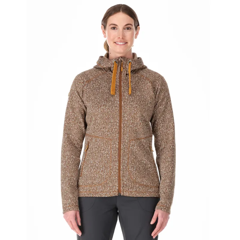 Rab Amy Hoody Womens Casual Fleece Caramel Gold-1