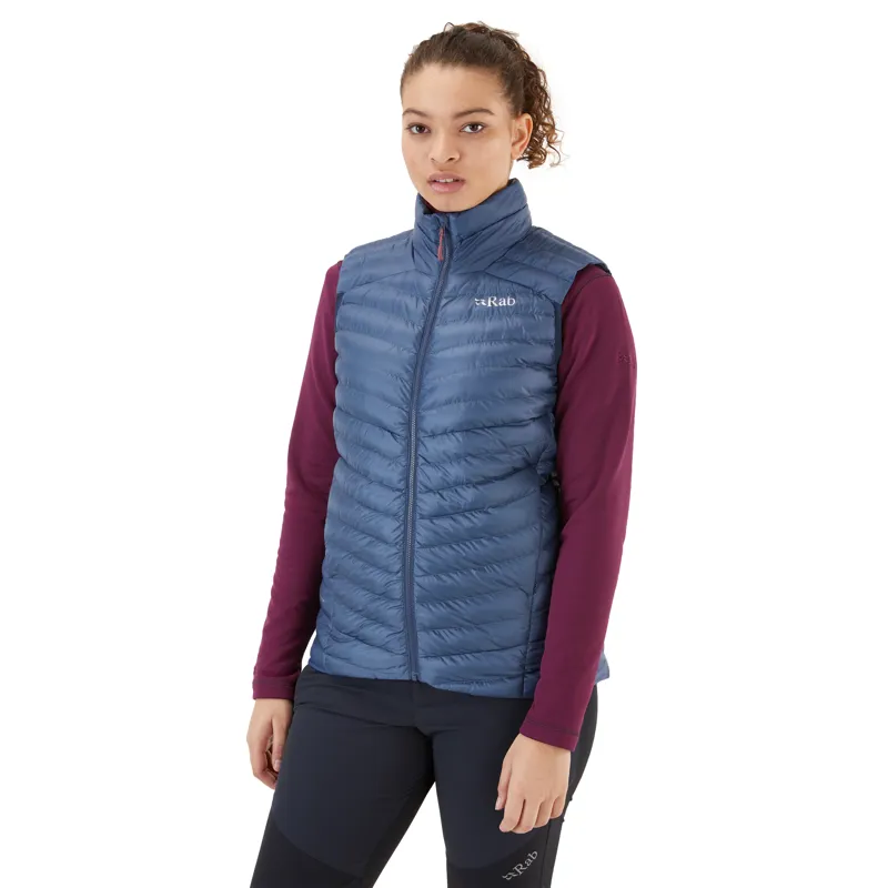 Rab Cirrus Vest Womens Synthetic Insulated Gilet Bering Sea - Grey-1