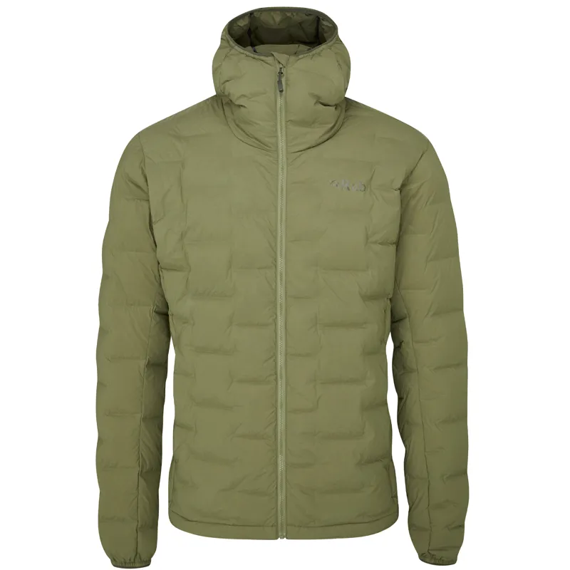 Rab Cubit Stretch Down Hoody Men's Chlorite Green Down Insulated Jacket-1