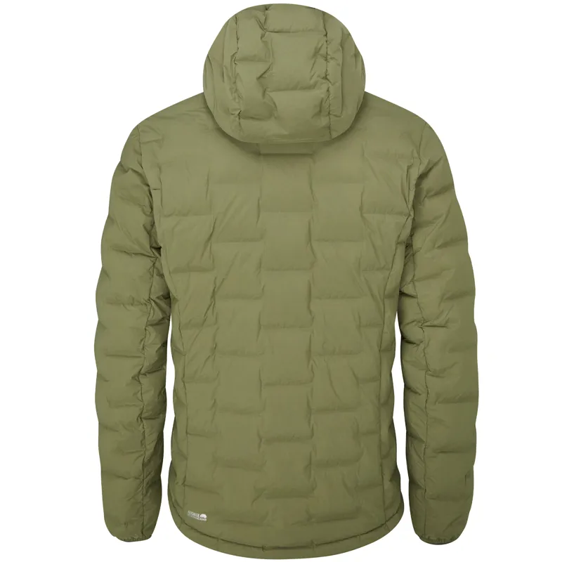 Rab Cubit Stretch Down Hoody Men's Chlorite Green Down Insulated Jacket-4