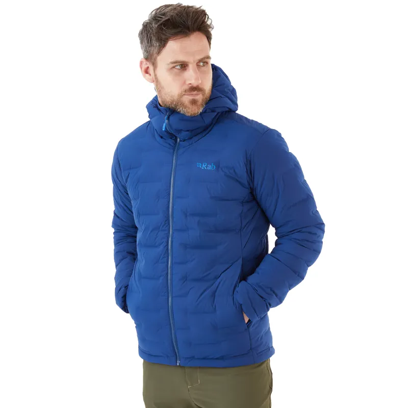 Rab Cubit Stretch Down Hoody Men's Nightfall Blue Down Insulated Jacket-1