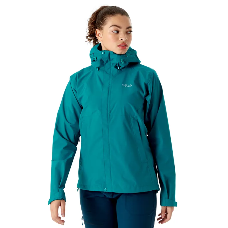 Rab Downpour Eco Women's Waterproof Jacket Ultramarine-1