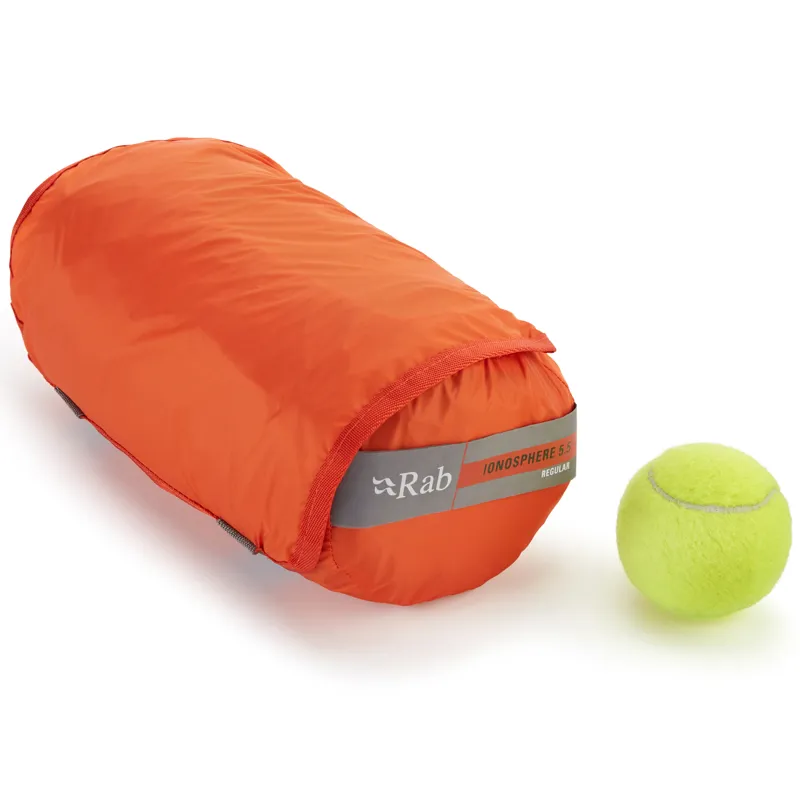 Rab Ionosphere 5.5 Unisex Insulated Sleeping Mat Firecracker Orange-1