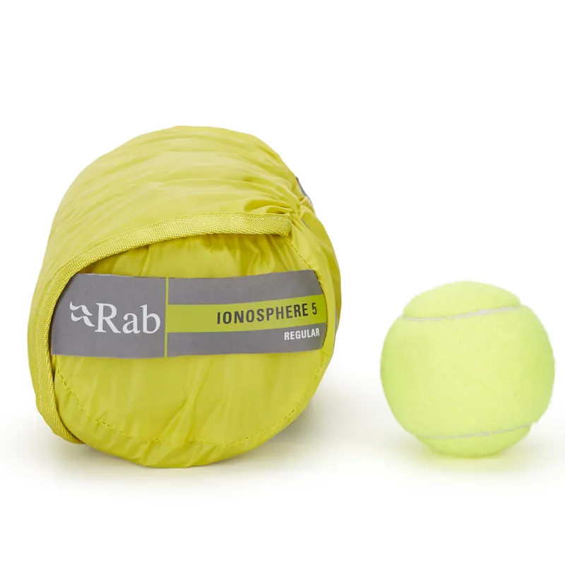 Rab Ionosphere 5 Unisex Insulated Sleeping Mat Zest Yellow Regular-1