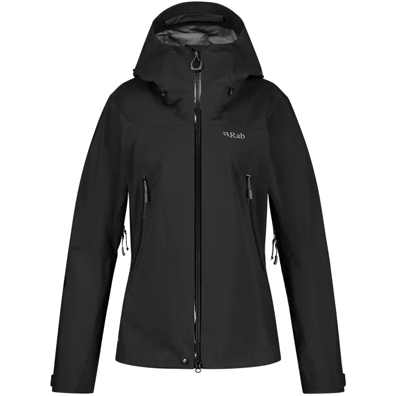 2024 Rab Kangri GTX Women's Gore-Tex Waterproof Jacket Black-1