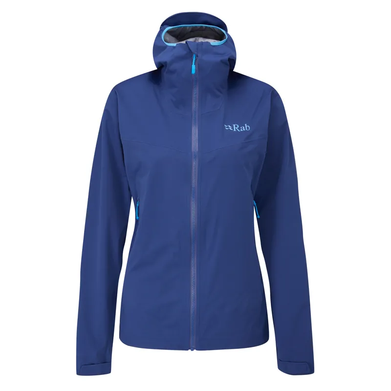Rab Kinetic 2.0 Jacket - Nightfall Blue Womens Softshell Jacket