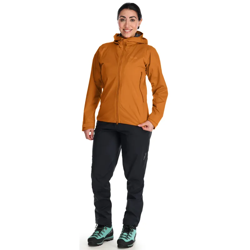Rab Kinetic Alpine 2.0 Jacket Women's Waterproof Jacket Marmalade Orange-1