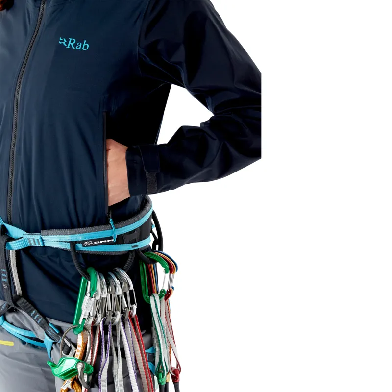 Rab Kinetic Alpine 2.0 Jacket Womens - Beluga Waterproof Jacket-3