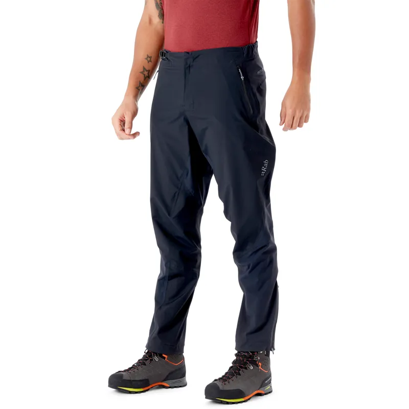 2023 Rab Kinetic Alpine 2.0 Pants Mens Softshell Trousers Regular Black-2