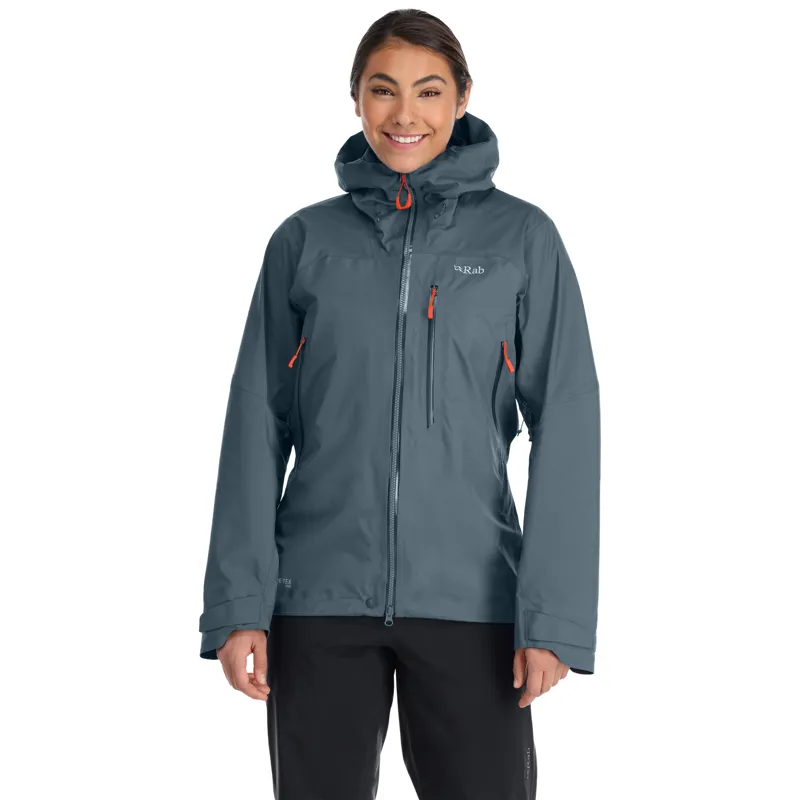 Rab Latok Mountain GoreTex PRO Jacket Womens Orion Blue Waterproof Jacket-4