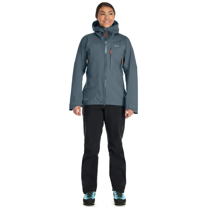 Rab Latok Mountain GoreTex PRO Jacket Womens Orion Blue Waterproof Jacket-2