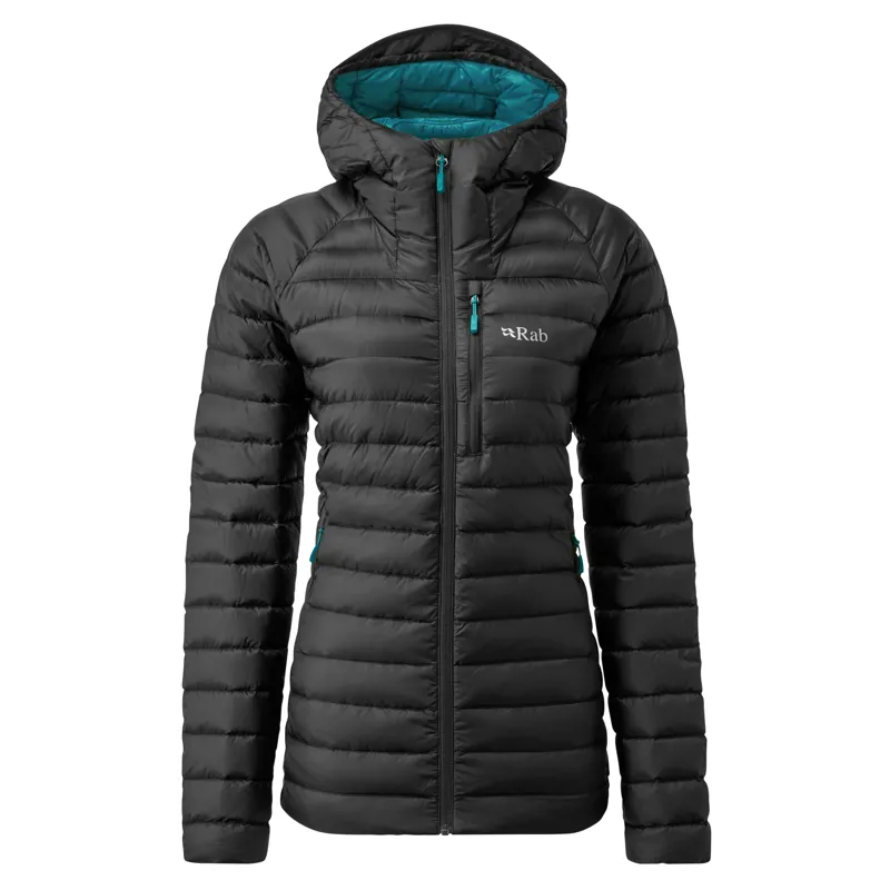 Rab Microlight Alpine Long Jacket Women's Black Down Jacket