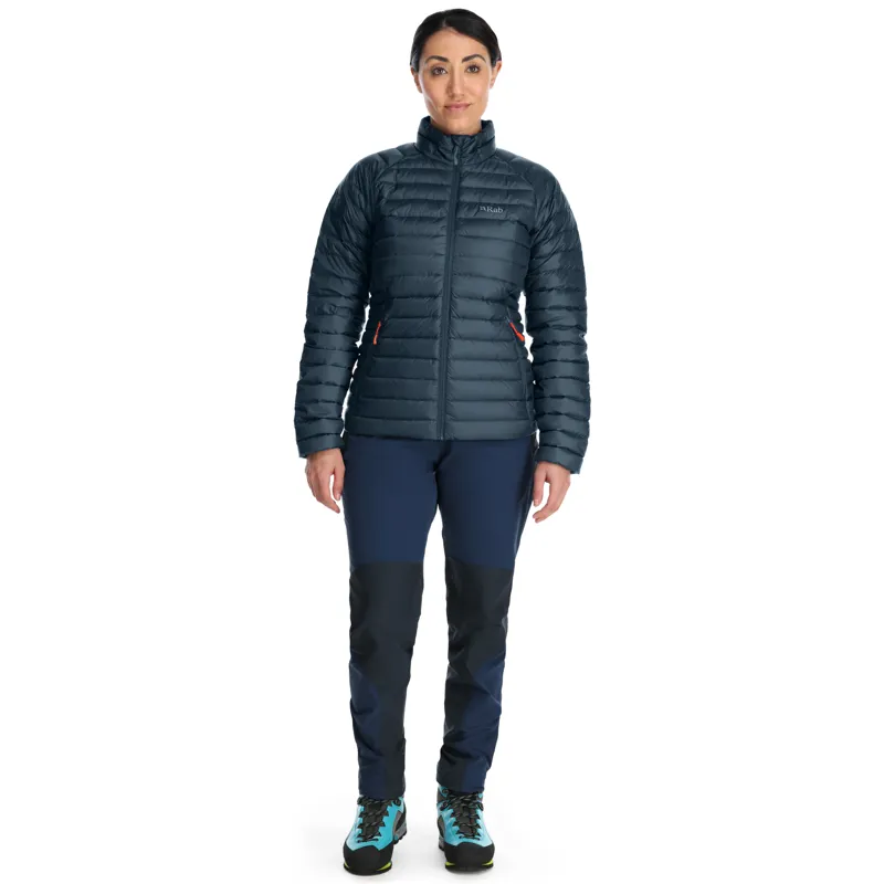 2024 Rab Microlight Jacket Women's Down Insulated Jacket Orion Blue-1
