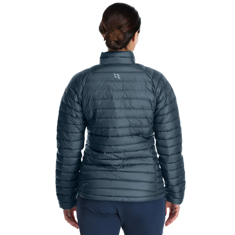 2024 Rab Microlight Jacket Women's Down Insulated Jacket Orion Blue-2