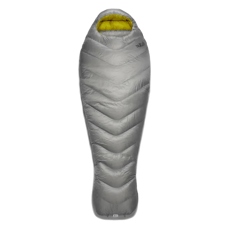 Rab Mythic 600 Sleeping Bag -12C Rated Cloud Grey Left Zip