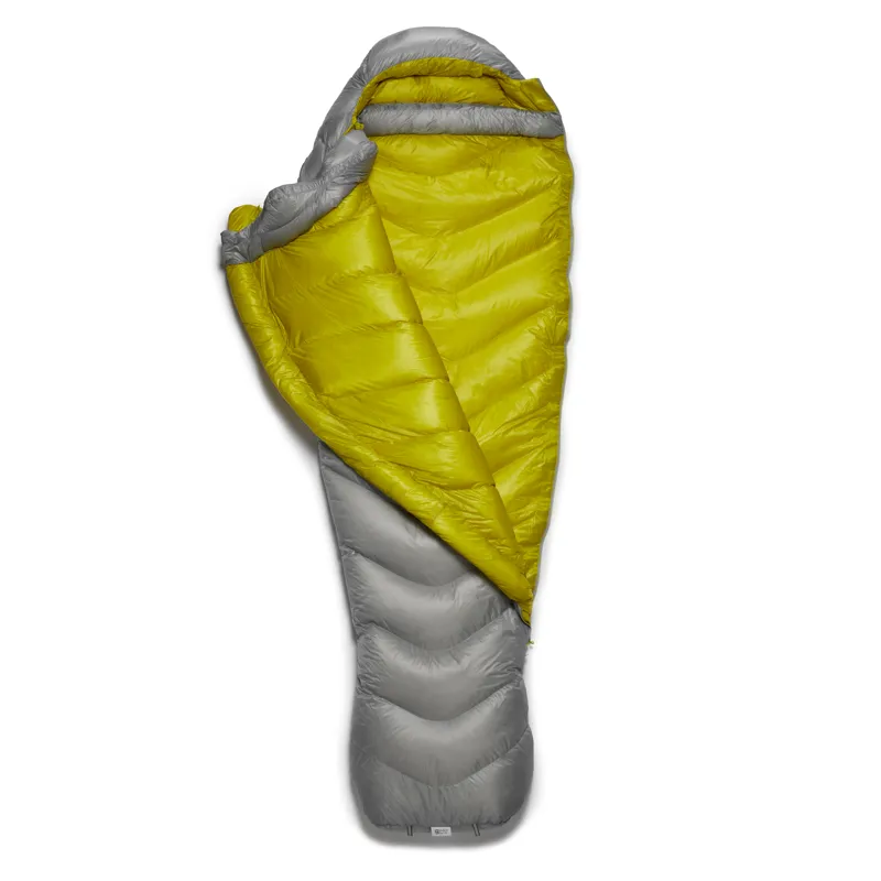 Rab Mythic 600 Sleeping Bag -12C Rated Cloud Grey Left Zip-2