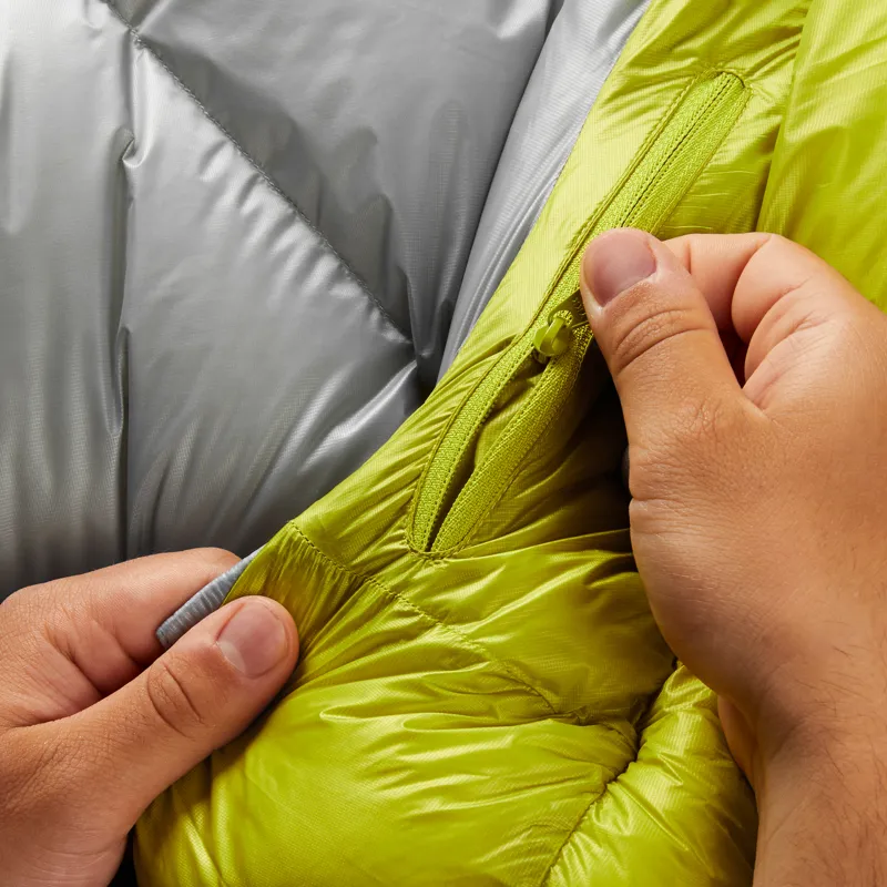 Rab Mythic 600 Sleeping Bag -12C Rated Cloud Grey Left Zip-3