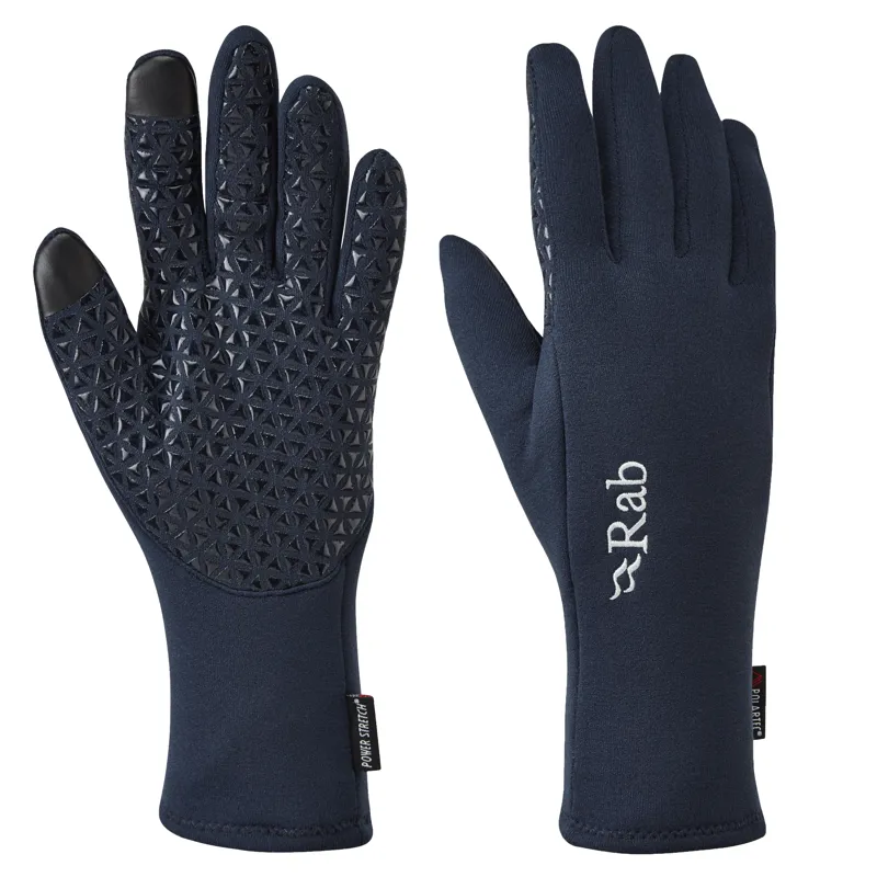 Power Stretch Contact Grip Gloves Deep Ink 