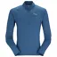 Rab Sonic LS Zip Tee Top - Nightfall Blue Men's Lightweight Long Sleeved Tee