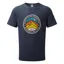 Rab Stance 3 Peaks Tee Mens - Deep Ink Organic Cotton T-Shirt