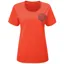 Rab Stance 3 Peaks Tee Womens Red Grapefruit Organic Cotton T-Shirt