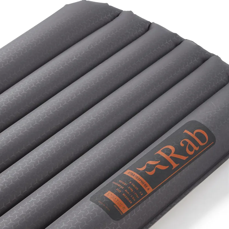 2024 Rab Stratosphere 4 Unisex Sleeping Mat Graphene Grey-2