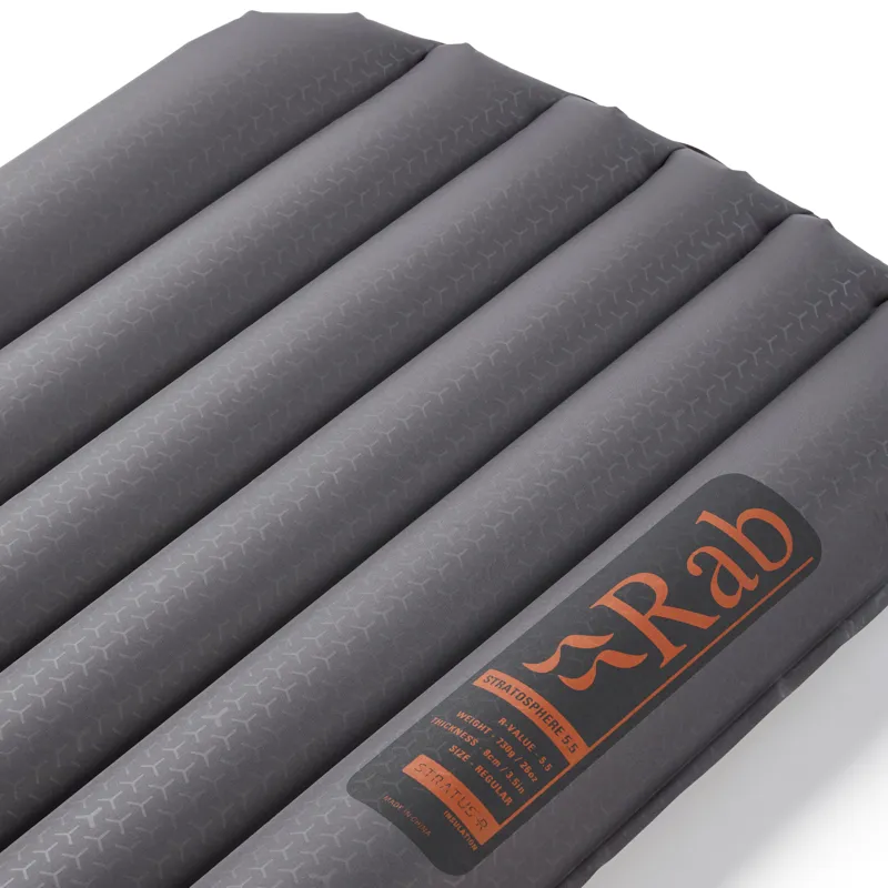 Rab Stratosphere 5.5 Unisex Insulated Sleeping Mat Graphene Grey-2